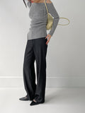 Andew One Shoulder Knit T-Shirt
