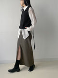 Rosie Tencel See-Through Loose Fit Blouse