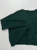 Lambswool V-Neck Cropped Cardigan