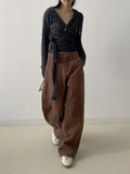 414 Rivet Cotton Wide Pants