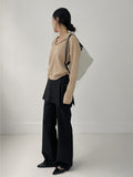 Beryl Wrap Skirt Boot Cut Slacks