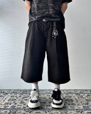 Mood Deep Tuck Bermuda Denim