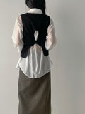 Rosie Tencel See-Through Loose Fit Blouse