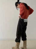 Mohair Mix Wool Crop Knit