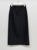 Chilia H-Line Slit Long Skirt