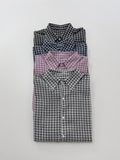 Linen Gingham Check Overfit Shirt