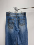 Oil Washed One-Tuck Denim