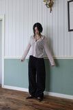 Small flower cotton pants