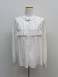 Frill Round Blouse