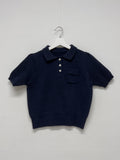 Puff wool short sleeve knit