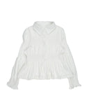 SMOKING SHIRRING BLOUSE