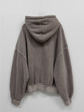 [unisex] Numbering Pigment Overfit Hood T-shirt