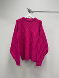 Three-Dimensional Square Wool Knit