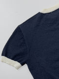 Elo overfit ringer knit