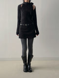 Brush Halterneck Bolero Set