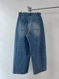 Track Line Wide Denim
