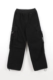 Low buckle banding denim pants