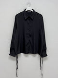 Satin Strap Loose Fit Blouse