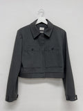 Quarried Two Pocket Crop Jacket