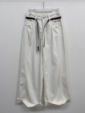 [Belt SET] Cabra Cotton Wide Pants