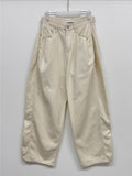 744 Tencel pleated wide pants