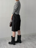 [Bustier SET] Mohair see-through crop cardigan