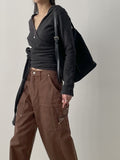414 Rivet Cotton Wide Pants