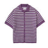 Chain Stripe Half Cardigan