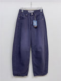138 Dyeing Balloon Wide Denim Pants