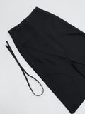 [Belt SET] Turin H-line wrap skirt