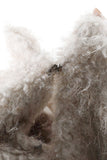 Bichon overfit fur jacket