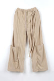 Corduroy loop banding pants