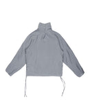 BUTTONNECK SHIRRING BLOUSE