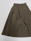 Lander Unbalanced Flare Skirt