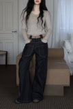 Mohair crop knit top