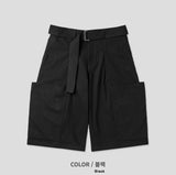 Vienne Belting Cargo Bermuda Pants