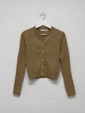 Cash Cable V-neck Knit