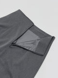One Slit A-Line Midi Skirt