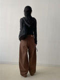 414 Rivet Cotton Wide Pants