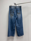 Oil Washed One-Tuck Denim