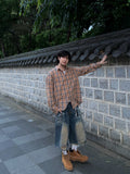 Ku Linen Blicket Check Shirt