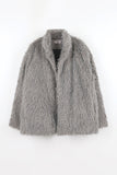 Bichon overfit fur jacket