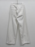 Basic Cotton Semi-Wide Pants