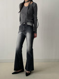 [Tie SET] Sheep V-neck Knit T-shirt