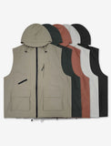 4 Pocket nylon hood vest