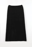 Rua Velvet Long Skirt