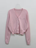Rie Symbol V-Neck Cardigan