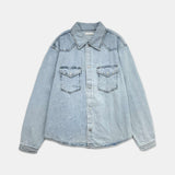 Western Old Washed Denim Jacket