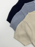 Delu Round Half Knit