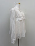 Frill Round Blouse